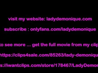 Lady Demonique Piscia Deepthroats Piss - Extreme Scene