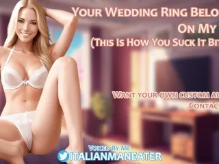 Wedding Ring Suck Roleplay - Toe Fuck Bitches!