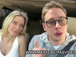 Max Felicitas Hummer: Blonde, Blue-Eyed, Big-Titted Italian Car Sex