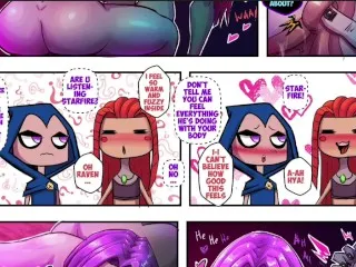 Raven & Starfire Intense Pussyplay (Teen Titans Hentai)