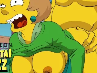 Homer & Edna Porn: Hardcore Simpsons Sex Scene