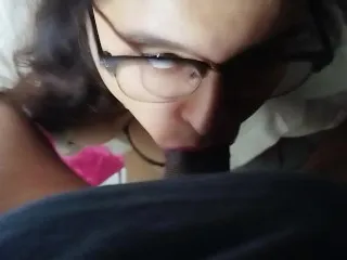 Nerdy Slut Gets Facial - Fuck Face Scene