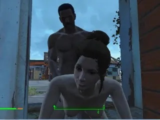 Fucked at House Door - Porn Fallout 4 ADULT Mods