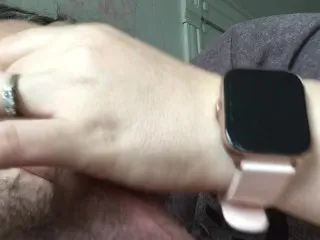 Pregnant Wife's Morning Blowjob, Facial Finish