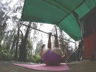 Harry Potter Pants, Christmas Tee -> Tits & Panties - Yoga in Rain