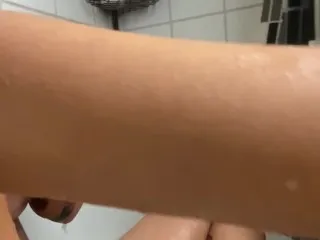 Hairy Pets Shower Shave - Brunette, Hairypussy, Legs, Armpits