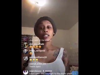 Jodi Couture Twerks All Her Ass Out Live on IG!