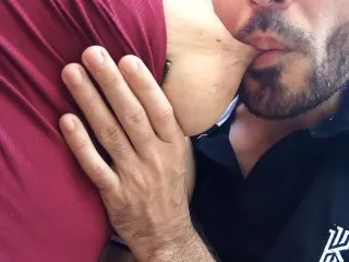 Arab Boy Sucks Big Tits, Continues Breastfeeding Hard