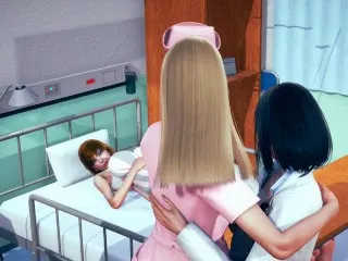 Hospital Doctor Fingers Nurse - Patient Ignored