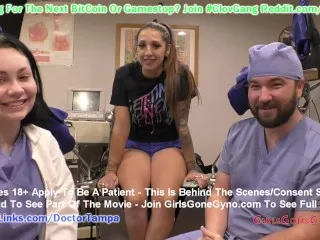 $CLOV Stefania Mafras Hardcore Gyno Exam by Dr.Tampa & Nurse Lenne on GirlsGoneGyno