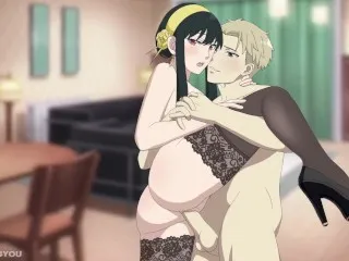 Loid x Yor Anime Creampie - Asian Hentai Porn