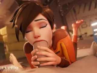 Tracer Takes Huge, Delicious Dick - Overwatch's Grand Cupid