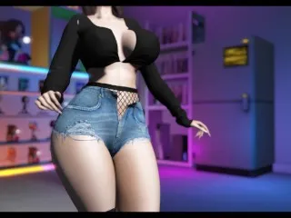 Arigameplays 3D Cosplay - Big Ass Private Room Stream