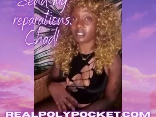 Ebony Findom Demands Reparations - Hot BNWO Trailer