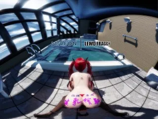 Azur Lane - Honolulu Doggy Style [4K VR Anime Hentai]