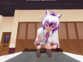 Dirty Talk 3D Hentai Schoolgirl Fucks