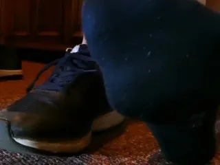 Sweaty Socks Foot Fetish - German Jogging Orgasm