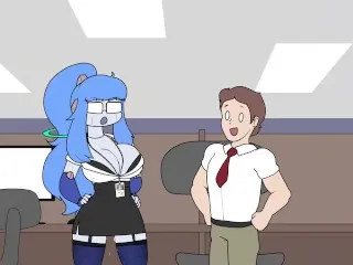 Robot Office Fucks: Lady Gets Animated Animation