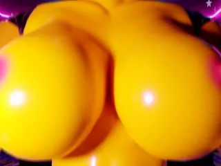 Animated FNAF Chica Bounces Big Tits | POV Furry Porn with Chica