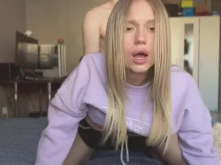 Passionate Cutie Cums with Boyfriend - Intense Hardcore Sex