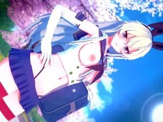 Shimakaze x KanColle Animated Hentai Action