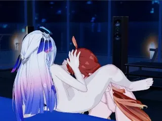 Lesbian Scene: Mavuika & Citlali [ Animated Genshin ]