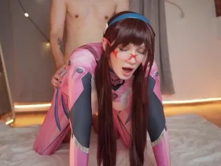 Eva Mari Makinami XXX - Cosplay Hardcore, Sloppy BJ - 4K Trailer