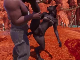 Furry Wolfhybrid Wild Sex Animation