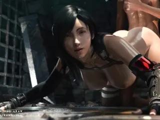 Tifa Thicc FF7 Remake Dungeon Orgy