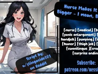 Nurse Makes Him Bigger - Immersive Audio Roleplay