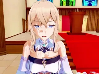 Jean Genshin 3D Animated Hentai Scene 2/7