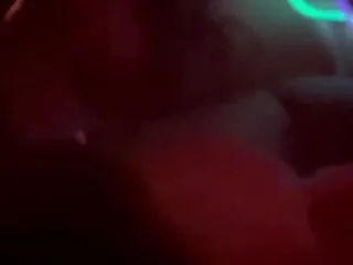 BBW Campfire Threesome, Spanking & Blowjobs with Glowsticks