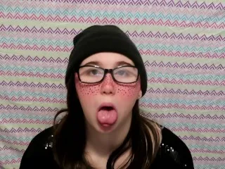 Ahegao Nerd Porn Action