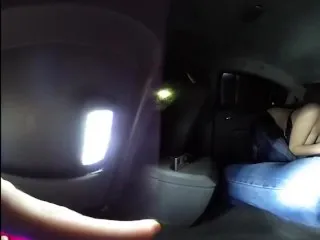 VR Backseat BJ Threesome