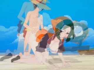 (3D Hentai) One Piece X-Rated Scene w/ Makino