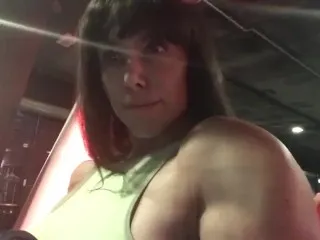 Hulk She, Gym Exercise - Massive Tits