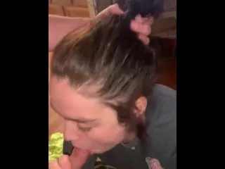 Slutty Tinder Girl: Intense Blowjob