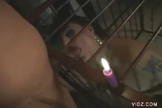 Eager Trannies in Cage Fight - Raw Sex