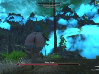 Vana Cyan in Thick Skyrim SE Play