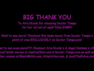 Doctor Tampa - 1st Ever Gyno Exam of Aria Nicole & Angel Santana