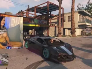 Running Over Topless in GTA5 - Extreme Fun