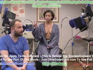 Rebel Wyatt's First-Ever Gyno Exam by Doctor Caught on Hidden Cam