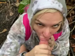 Teen Hikers Can't Resist Passion Outdoors