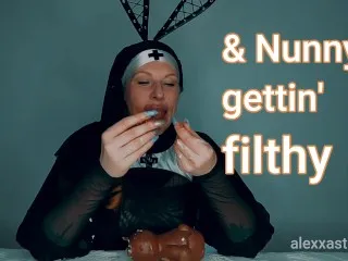 Filthy Chocolate Bunny Mukbang - Easter Nunny