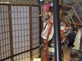 Sexy Geisha Kimono Dance + Rope Show Japan