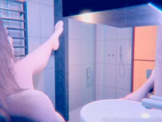 Hardcore Bathroom Action (Intense Growth Animation)