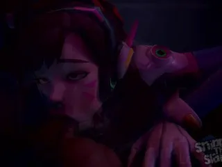 3D PMV - DVA Overwatch Bass Slut HD