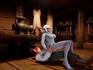 Warcraft: Elf on Elf Kitchen Orgy