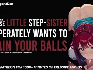 Free Use Step Sister Craves Ball Drainage | Erotic ASMR Roleplay - Best Audioporn