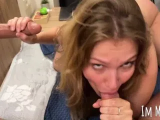 Double Penetration, Big Dildo + Pussy Suck, Juicy Orgasms